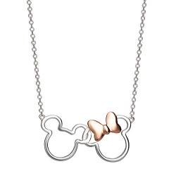 Minnie Mouse Damen Halskette Sterlingsilber Rund Unzutreffend - N902594TL-18.PH von Minnie