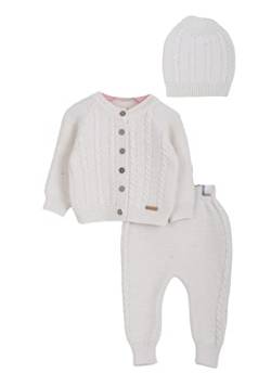 Minora Baby Born Zubehör Kleidung Erstausstattung Winter Hose, Pullover und Mütze Outfit Set für Neugeborene Jungen, Mädchen und Boys von Minora