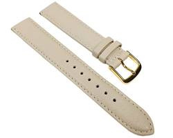 GRAF Miami Uhrenarmband Kalbnappa Band Beige 22579G, Stegbreite:10mm von Minott