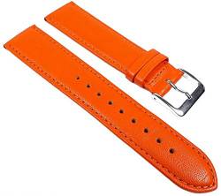 Graf Manufaktur Miami Uhrenarmband Kalbnappa Band Orange 22597S, Stegbreite:14mm von Minott