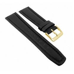 Graf Manufaktur Montana Uhrenarmband Walknappa Band Schwarz 26280G, Stegbreite:17mm von Minott