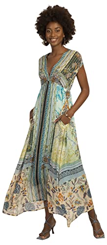 Mint & Mia Damen Dress Benita Kleid, mehrfarbig, 40 von Mint & Mia