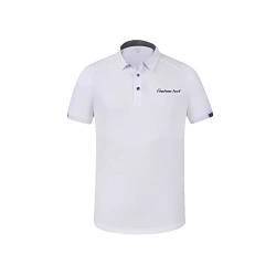 Personalisierte Polo-Shirts für M?nner, individuelle Arbeitskleidung mit kurzen ?rmeln, Golf-T-Shirts, individuelles Stickerei-Text-Polo-T-Shirt von Mintao