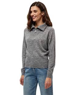 Minus ,Women's ,Adeline knit pullover, 112 light grey melange ,L von Minus