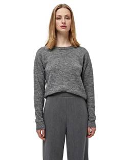 Minus ,Women's ,Amia knit pullover, 127 dark grey melange ,L von Minus