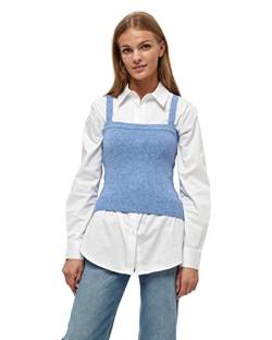 Minus ,Women's ,Mary knit top, 5012 Light Palace blue ,XL von Minus