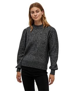 Minus ,Women's ,Mille Highneck Knit Pullover, 127 dark grey melange ,S von Minus