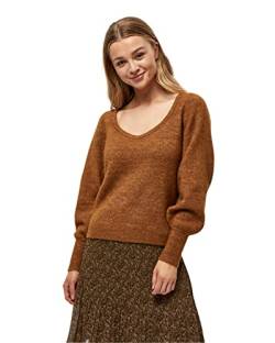 Minus ,Women's ,Mille knit pullover, 372 Rustic brown melange ,XXL von Minus