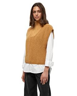 Minus ,Women's ,Milu knit vest, 255 Mineral yellow melange ,L von Minus