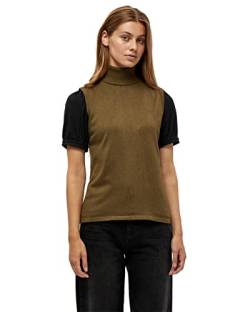 Minus ,Women's ,Raka knit turtleneck, 471 Dark olive melange ,XL von Minus