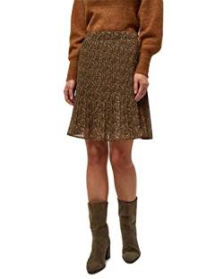 Minus ,Women's ,Rikka Short Skirt, 9338 Dark olive dot print ,16 von Minus