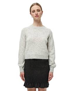 Minus ,Women's ,Rosia knit pullover, 112 light grey melange ,XXL von Minus
