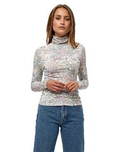 Minus ,Women's ,Rovia Jersey Turtleneck, 9384 Color blend paisley print ,XS von Minus