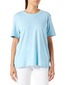 Minus Cathy GOTS Kurz Ärmel T-Shirt | Tshirt Damen In Blau | Frühling Bluse Damen | Größe Xs von Minus