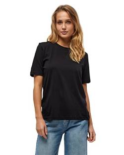 Minus Cathy GOTS T-Shirt Damen | Basic Tshirt Damen | Frühling Bluse T Shirt Damen Kurzarm | Shirt Damen Elegant Mit Kurzen Ärmeln | Damen Tshirt Größen von Minus