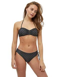 Minus Damen Amabel Top Bikini, 9451 Expresso Logo Print, S EU von Minus