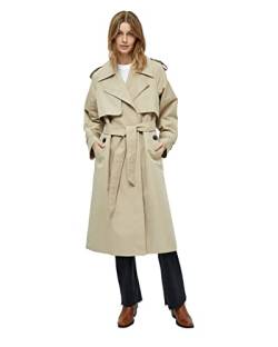 Minus Damen Andrea Trenchcoat, 2105 Feather Gray, 40 von Minus