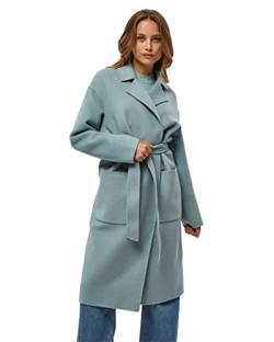 Minus Damen Chantal coat, Mantel, 5001 Misty blue, 40 von Minus