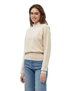 Minus Damen Jose Knit Turtleneck Strick Rollkragen, 734 Warm Sand Melange, XL von Minus