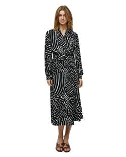 Minus Damen Kassandra 2 Maxikleid, 100P Black Print, 42 von Minus