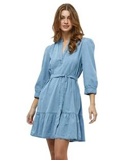 Minus Damen Mirell Kurzes Kleid, 001 Light Denim, 40 von Minus