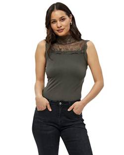 Minus Damen Vanessa High Neck Hoher Ausschnitt, 3655 Beluga Green, L von Minus