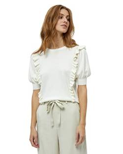 Minus Damen Vesia Knit Strick-T-Shirt, 220 Broken White, L von Minus