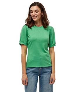 Minus Johanna Runden Hals Kurze Puffärmel T-Shirt | Tshirt Damen In Grün | Frühling Bluse Damen | Größe M von Minus