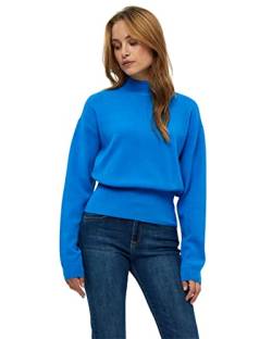 Minus Jose Stricken Turtleneck Pullover Damen In Blau Herbst Pulli Damen Größe L von Minus