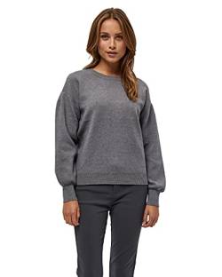 Minus Lupi Strickpullover Damen | Weicher Damenpullover Langarm und Puffärmel | Hochwertiger Damen Pullover Winter | Langer Pullover Damen Winter mit V-Ausschnitt von Minus