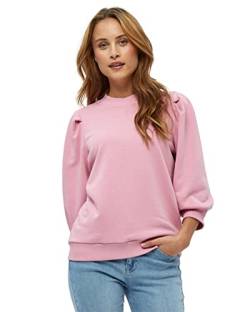 Minus Mika Crew Neck 3/4 Ärmel Sweat Pullover | Sweatshirt Damen In Rosa | Frühling Pullover Für Damen | Größe Xs von Minus
