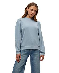 Minus Mika Rund Halsausschnitt Lang Ärmel Schwitz Pulli | Pullover Damen In Blau | Herbst Pulli Damen | Größe Xl von Minus