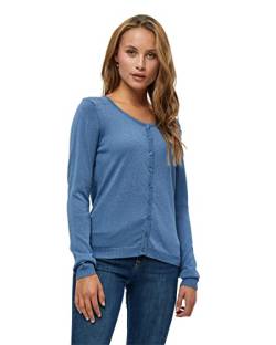 Minus New Laura Knit Cardigan Größe M | Blaue Strickjacke Damen | Damen Strickjacke Mit Rundhalsausschnitt | Leichte Kurze Strickjacke Damen | Frühling Cardigan Damen Kurz von Minus