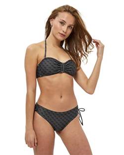 Minus Women's Amabel Bikini Bottom, Expresso Logo Print, L von Minus