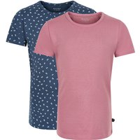 T-Shirt BASIC 33 2er Pack in rose/blau von Minymo