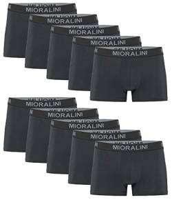 10 Herren Elastan -Baumwoll Boxershort, Modell: 10 Stück G02, Größe: 3XL von MioRalini