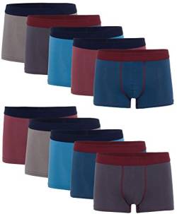 10 Herren Elastan -Baumwoll Boxershort, Modell: 10 Stück Set 15, Grösse: XL von MioRalini