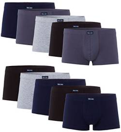 10 Herren Elastan -Baumwoll Boxershort, Modell:10 Stück Sport 02, Größe: M von MioRalini