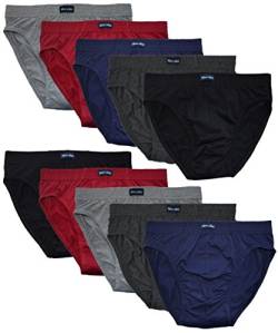 MioRalini 10 Herren Sport Slip ohne Eingriff, Artikel: 10 STK Set F, Groesse: 7XL von MioRalini