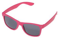 Miobo Sonnenbrillen Party Brillen 1980 style Retro Atzen Nerdbrille Hornbrille Sonnenbrille oder Klarglas Schwarz (Pink Sonnenbrille) von Miobo