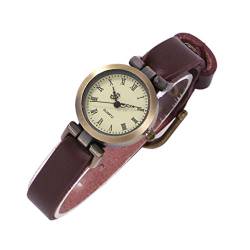 Mipcase Damenuhr Vintage Women Watch- Ungezwungene Watch Quatrz Handgelenk für Weiblich Handgelenk Dekoration en von Mipcase