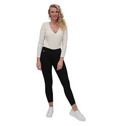 M.O.D. Damen Jeans Sina - Skinny Fit - Schwarz - Black Wash W25-W34 67% Baumwolle Stretch, Größe:30W / 30L, Farbvariante:Black Wash 895 von Miracle of Denim