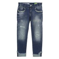 Miracle of Denim M.O.D, Rita 7/8, 7/8 Damen Jeans Hose Stretchdenim Blue Destroyed W 31 L 28 von Miracle of Denim