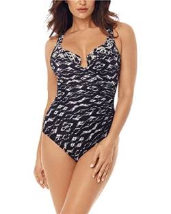 Miraclesuit Damen Bademode Schlankheits Escape Bügel Geformte Cup BH Bauchkontrolle Einteiler Badeanzug - - 40 von Miraclesuit