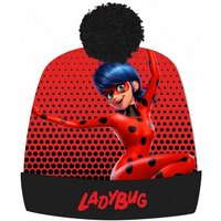 Miraculous - Ladybug Bommelmütze Kinder Wintermütze Rot Gr. 52 cm kopfumfang von Miraculous - Ladybug