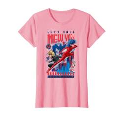 Damen Miraculous Ladybug und Cat Noir New York Retten T-Shirt von Miraculous