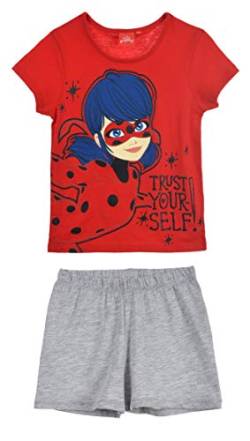 Ladybug Mädchen Kurz Pyjama Schlafanzug von Miraculous