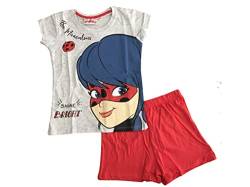 Miraculous Ladybug Shorty Pyjama (128, Grau) von Miraculous