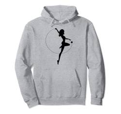 Miraculous Silhouette Ladybug Yoyo Art (Black Edition) Pullover Hoodie von Miraculous