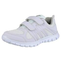 Mirak Milos Damen Turnschuhe/Sneakers mit Klettverschluss (40 EU) (Weiß) von Mirak